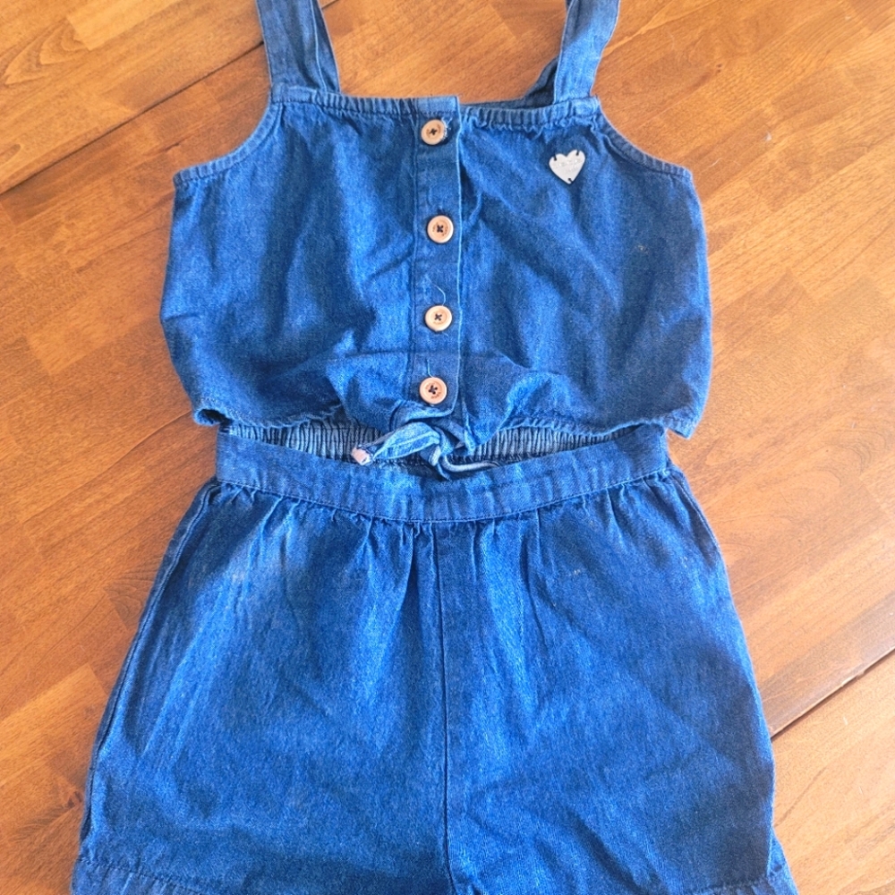 Girls Sz 5-6 Bebe Romper